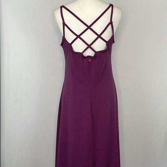 Prana Rebecca Dress in Vivid Viola. Purple with Brown Stripes. Size XL. NWT. - Picture 9 of 16